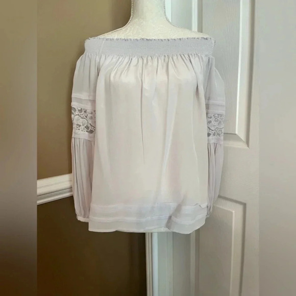 Olivia Palermo over‎ the shoulder Nordstrom top - Picture 4 of 10